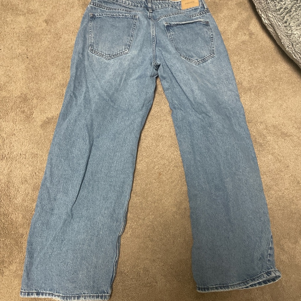 Tilly's Blue Flare Wide Leg Jeans